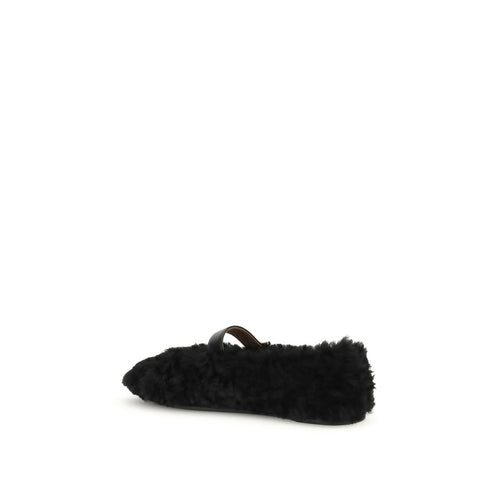 Ferragamo Gancini-embellished Ballerinas